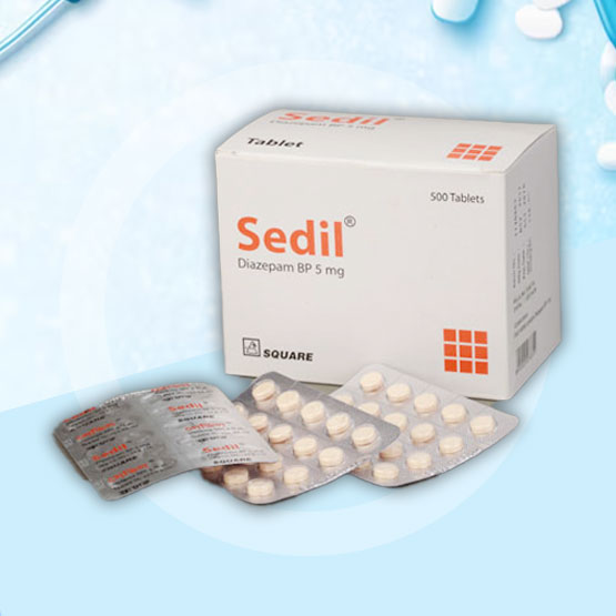 Diazepam (Sedil) 5mg - 20 pcs